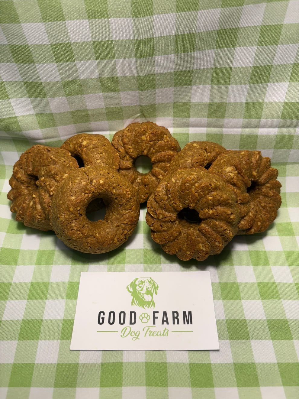 Doggy Donuts Peanut Butter Pumpkin Carob Recipe Good Farm Dog Treats