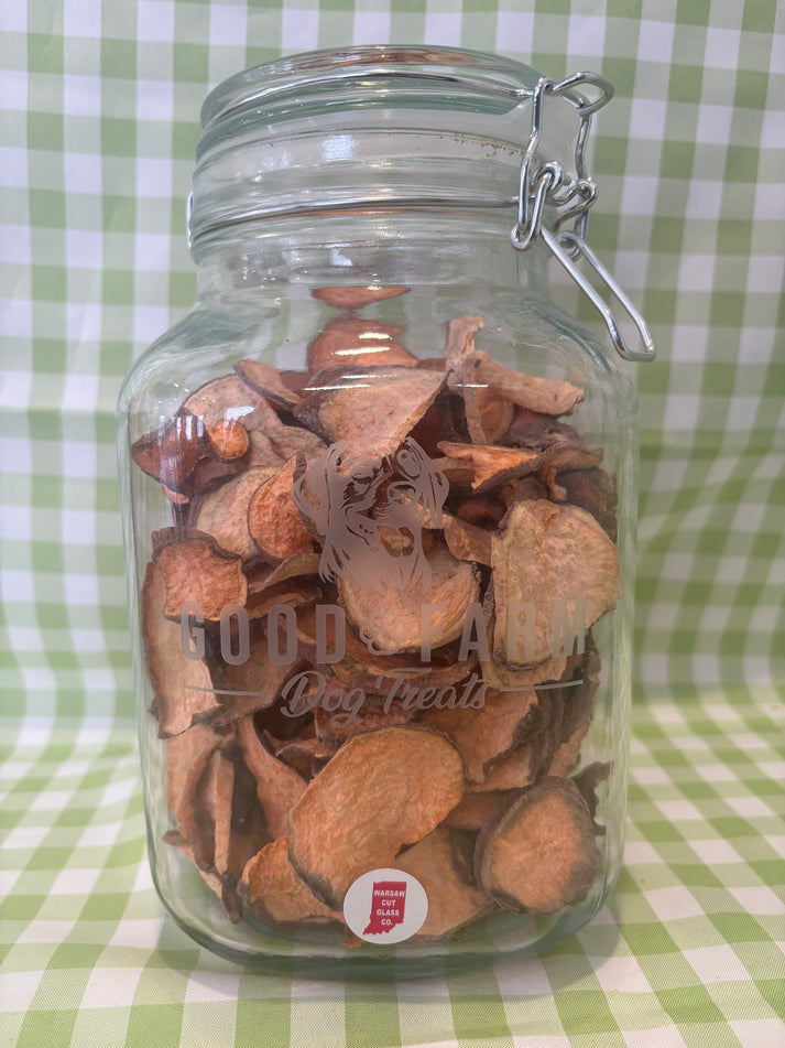 Sweet Potato Chips Dog Treats Good Farm Dog Treats